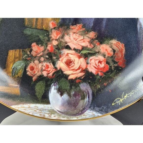 The Proposal Gone With The Wind Year 1988 Fine China 8 1/2" Wall Decor Plate Vtg - Picture 8 of 13